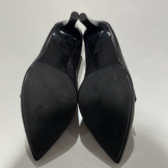 (2/$70) Hispanitas joy is a choice metallic bronze leather heels bow detail 36 - Picture 7 of 9